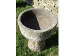 Round Stone Trough on Column