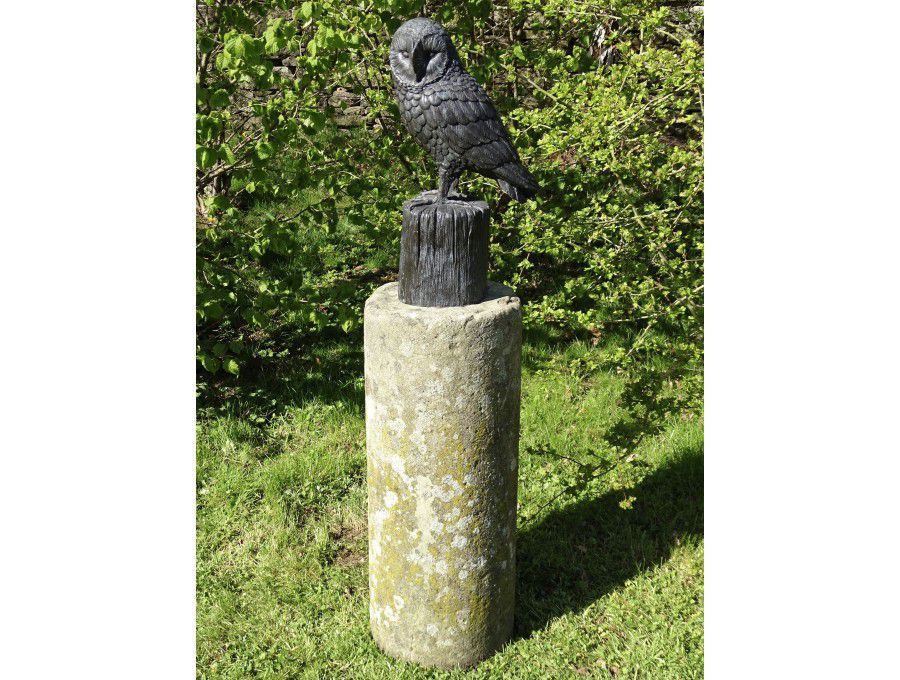 Bronze Owl Sculpture