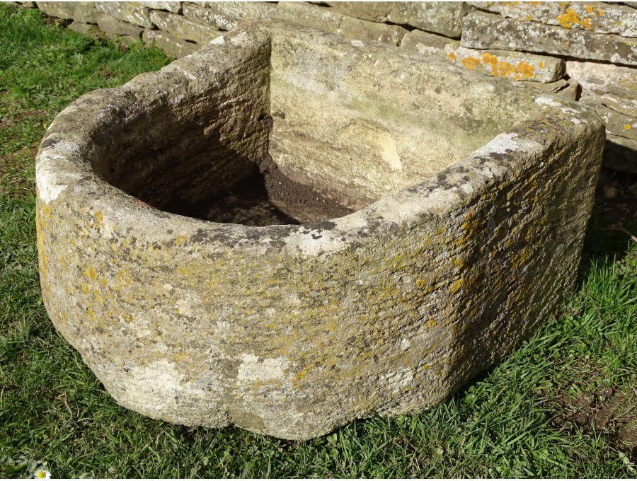 Antique Limestone Trough