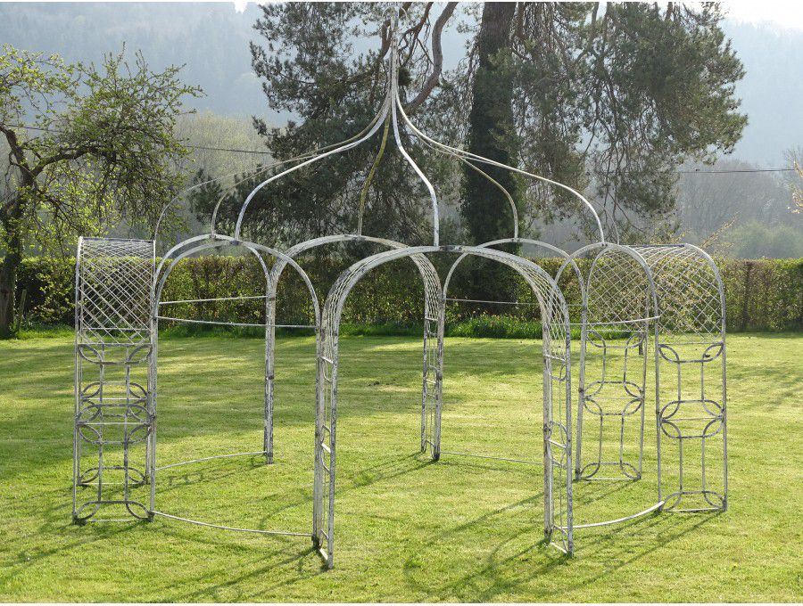 Vintage Wrought Iron Gazebo