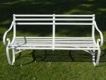Antique Wrought Iron Bench