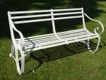 Antique Wrought Iron Bench