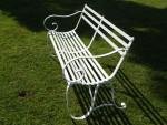 Antique Wrought Iron Bench