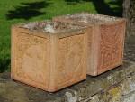 Square Garden Planters (Pair)