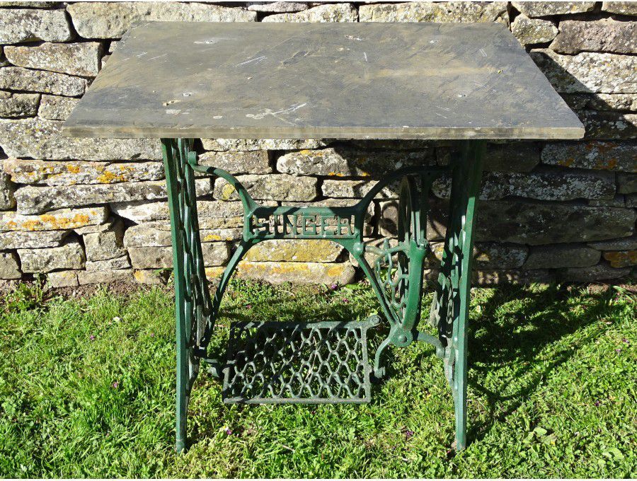 Vintage Singer Garden Table