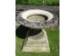 Large Weathered Garden Urn