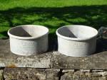 Vintage Galvanised Planters (Pair)