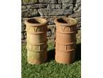 Terracotta Chimney Planters (Pair)