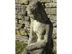 Weathered Garden Statue