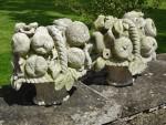 Antique Limestone Finials (Pair)