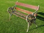 Vintage Cast Iron Bench