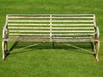 Antique Wrought Iron Bench