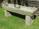 Antique Stone Trough on Blocks
