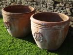 Weathered Terracotta Planters (Pair)