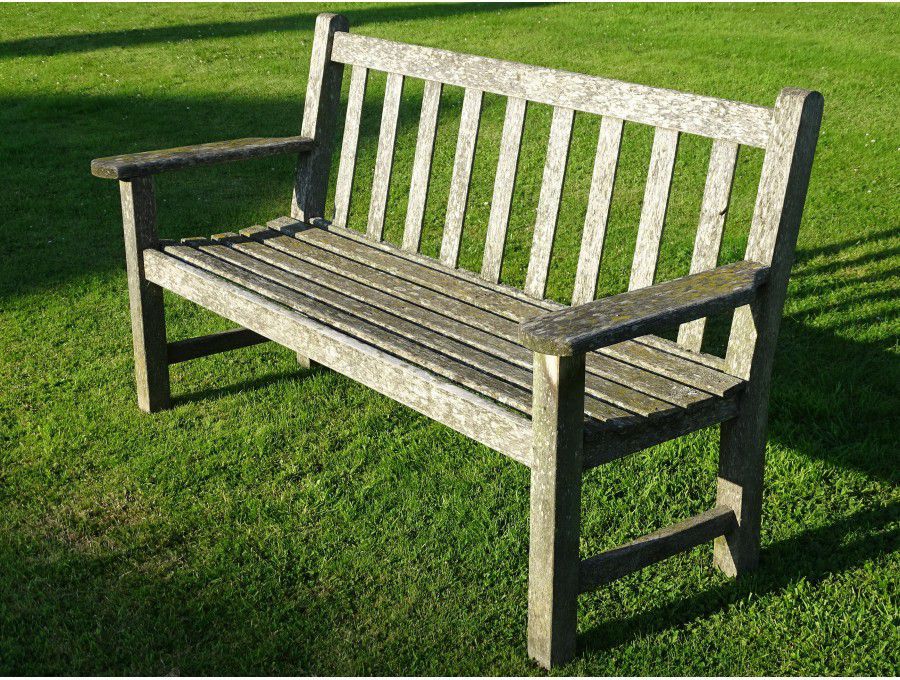 Weathered Teak Bench