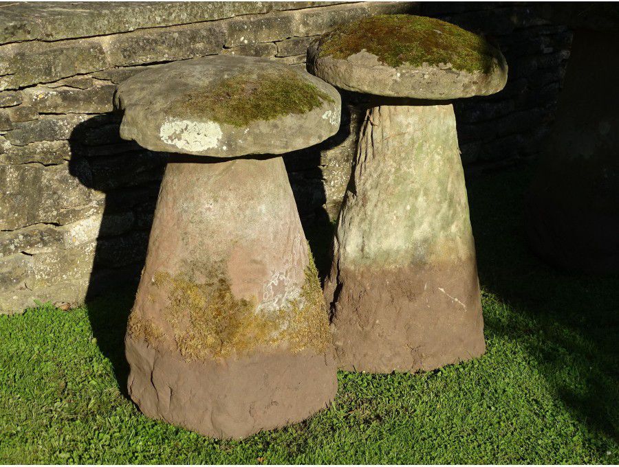 Antique Sandstone Staddlestones