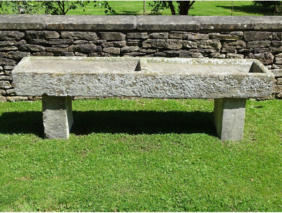 Long Antique Stone Trough
