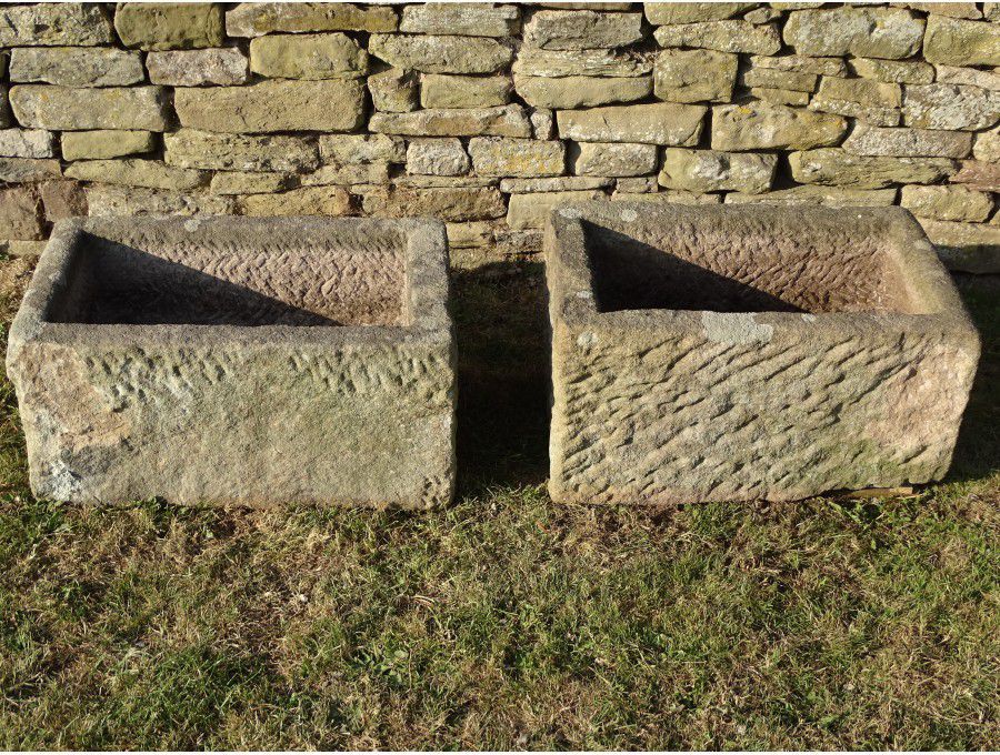 Antique Stone Troughs (Pair)