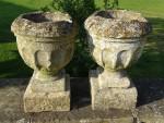 Antique Stone Urns (Pair)