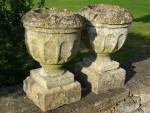 Antique Stone Urns (Pair)