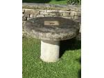 Salvaged Sandstone Table