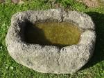 Antique Granite Water Bowl