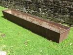 Antique Log Iron Trough
