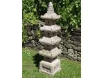 Carved Granite Garden Pagoda
