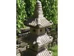 Carved Granite Garden Pagoda