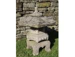 Weathered Granite Japanese Lantern