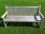 Weathered Teak Garden Bench