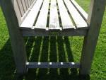 Weathered Teak Garden Bench