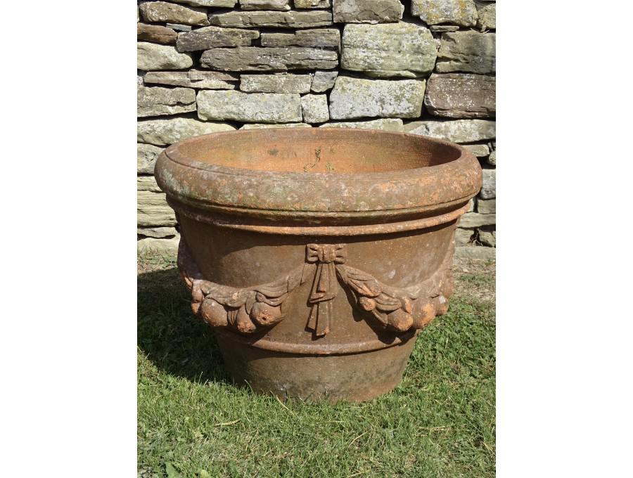 Vintage Terracotta Apple Pot