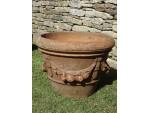 Vintage Terracotta Apple Pot