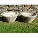 Weathered Tapered Planters (Pair)