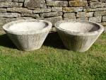 Weathered Tapered Planters (Pair)