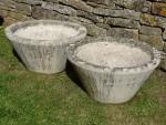 Weathered Tapered Planters (Pair)