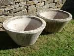 Weathered Tapered Planters (Pair)