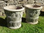 Vintage Garden Planters (Pair)