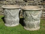 Vintage Garden Planters (Pair)