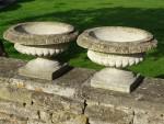 Weathered Garden Urns (Pair)