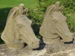 Classical Horses Heads (Pair)
