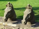 Classical Horses Heads (Pair)