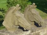 Classical Horses Heads (Pair)