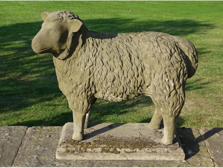 Sheep Garden Statue