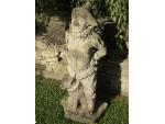 Sad Clown Garden Statue