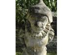 Sad Clown Garden Statue