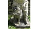 Sad Clown Garden Statue