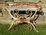 Antique Wrought Iron Plantstand