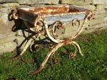 Antique Wrought Iron Plantstand
